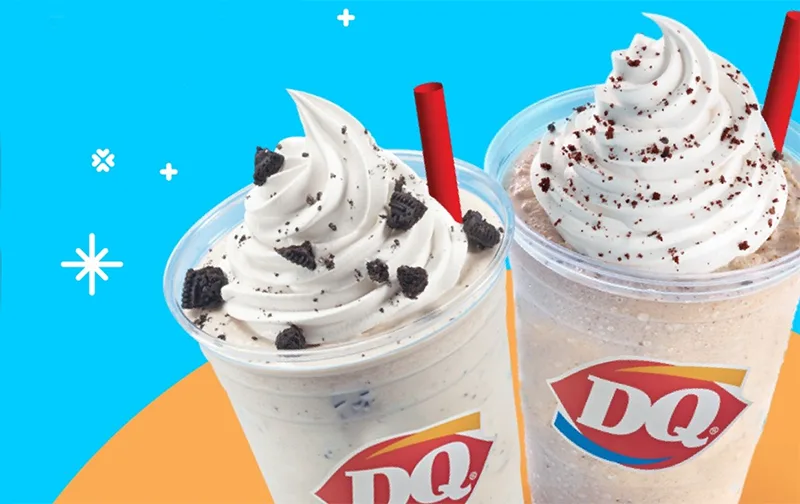 DQ Ice Cream menu