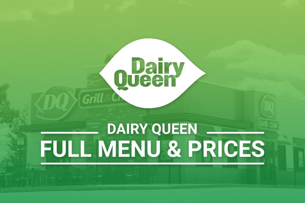 DQ Menu Prices